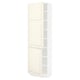 SEKTION Armoire haute + tablette/2ptes, blanc/Bodbyn blanc cassé, 24x15x80 "