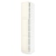 SEKTION Armoire haute + tablette/2ptes, blanc/Bodbyn blanc cassé, 18x24x90 "