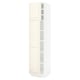 SEKTION Armoire haute + tablette/2ptes, blanc/Bodbyn blanc cassé, 18x24x80 "