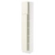 SEKTION Armoire haute + tablette/2ptes, blanc/Bodbyn blanc cassé, 15x15x80 "