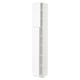 SEKTION Armoire haute + tablette/2ptes, blanc Enköping/blanc effet bois, 15x15x90 "