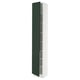 SEKTION Armoire haute + tablette/2ptes, blanc/Havstorp vert profond, 15x15x90 "