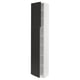 SEKTION Armoire haute + tablette/2ptes, blanc/Nickebo anthracite mat, 18x15x90 "