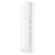 SEKTION Armoire haute + tablette/2ptes, blanc/Ringhult blanc, 24x15x90 "