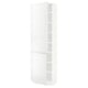 SEKTION Armoire haute + tablette/2ptes, blanc/Ringhult blanc, 24x15x80 "