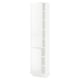 SEKTION Armoire haute + tablette/2ptes, blanc/Ringhult blanc, 18x15x80 "