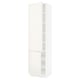 SEKTION Armoire haute + tablette/2ptes, blanc/Veddinge blanc, 24x24x90 "