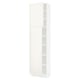 SEKTION Armoire haute + tablette/2ptes, blanc/Veddinge blanc, 24x15x90 "