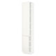 SEKTION Armoire haute + tablette/2ptes, blanc/Veddinge blanc, 18x15x90 "