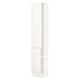 SEKTION Armoire haute + tablette/2ptes, blanc/Veddinge blanc, 15x15x80 "