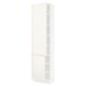 SEKTION Armoire haute + tablette/2ptes, blanc/Veddinge blanc, 24x15x90 "