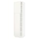 SEKTION Armoire haute + tablette/2ptes, blanc/Veddinge blanc, 24x24x90 "