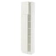 SEKTION Armoire haute + tablette/2ptes, blanc/Veddinge blanc, 18x15x80 "