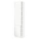 SEKTION Armoire haute + tablette/2ptes, blanc/Voxtorp blanc mat, 24x15x90 "