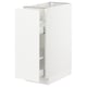 SEKTION Armoire inf rgt coul, blanc/Axstad blanc mat, 12x24x30 "