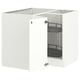 SEKTION Armoire inférieur angl+rgt pivotant, blanc/Aspudden blanc mat, 38x24x30 "
