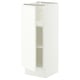 SEKTION Armoire inférieure avec tablettes, blanc/Aspudden blanc mat, 12x15x30 "