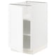 SEKTION Armoire inférieure avec tablettes, blanc Enköping/blanc effet bois, 18x24x30 "