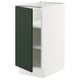 SEKTION Armoire inférieure avec tablettes, blanc/Havstorp vert profond, 15x24x30 "