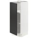 SEKTION Armoire inférieure avec tablettes, blanc/Nickebo anthracite mat, 12x15x30 "