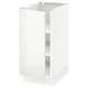 SEKTION Armoire inférieure avec tablettes, blanc/Ringhult blanc, 15x24x30 "