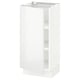 SEKTION Armoire inférieure avec tablettes, blanc/Ringhult blanc, 15x15x30 "