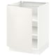 SEKTION Armoire inférieure avec tablettes, blanc/Veddinge blanc, 24x24x30 "