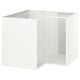 SEKTION Armoire inférieure d'angle, blanc, 38x24x30 "