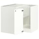 SEKTION Armoire inférieure d'angle+tablette, blanc/Aspudden blanc mat, 38x24x30 "