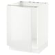 SEKTION Armoire inférieure évier, blanc/Ringhult blanc, 24x24x30 "