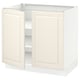 SEKTION Armoire inférieure tablette/2portes, blanc/Bodbyn blanc cassé, 36x24x30 "