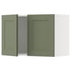 SEKTION Armoire murale 2 portes, blanc/Axstad gris-vert, 30x15x20 "