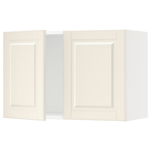SEKTION Armoire murale 2 portes, blanc/Bodbyn blanc cassé, 30x15x20 "