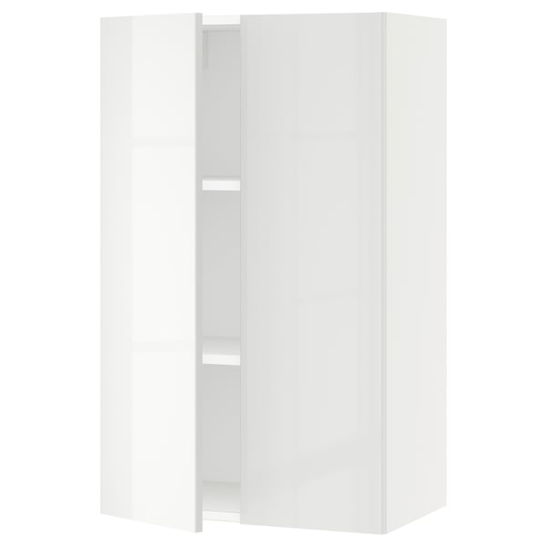 SEKTION Armoire murale 2 portes, blanc/Ringhult blanc, 24x15x40 "