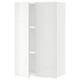 SEKTION Armoire murale 2 portes, blanc/Ringhult blanc, 24x15x40 "