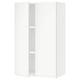 SEKTION Armoire murale 2 portes, blanc/Voxtorp blanc mat, 24x15x40 "