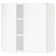 SEKTION Armoire murale 2 portes, blanc/Voxtorp blanc mat, 30x15x30 "