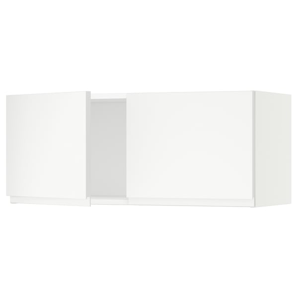 SEKTION Armoire murale 2 portes, blanc/Voxtorp blanc mat, 36x15x15 "
