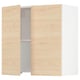 SEKTION Armoire murale à hotte intégrée, blanc/Askersund effet frêne clair, 30x15x30 "