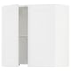 SEKTION Armoire murale à hotte intégrée, blanc/Axstad blanc mat, 30x15x30 "