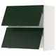 SEKTION Armoire murale à hotte intégrée, blanc/Havstorp vert profond, 30x15x30 "