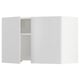 SEKTION Armoire murale à hotte intégrée, blanc/Ringhult blanc, 30x15x20 "