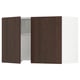 SEKTION Armoire murale à hotte intégrée, blanc/Sinarp brun, 30x15x20 "