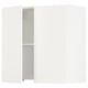SEKTION Armoire murale à hotte intégrée, blanc/Veddinge blanc, 30x15x30 "