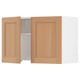 SEKTION Armoire murale à hotte intégrée, blanc/Vedhamn chêne, 30x15x20 "