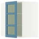 SEKTION Armoire murale ang+tblts/pte vit, blanc/Lerhyttan bleu, 26x15x30 "