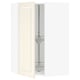 SEKTION Armoire murale angle +rgt pivotant, blanc/Bodbyn blanc cassé, 26x15x40 "