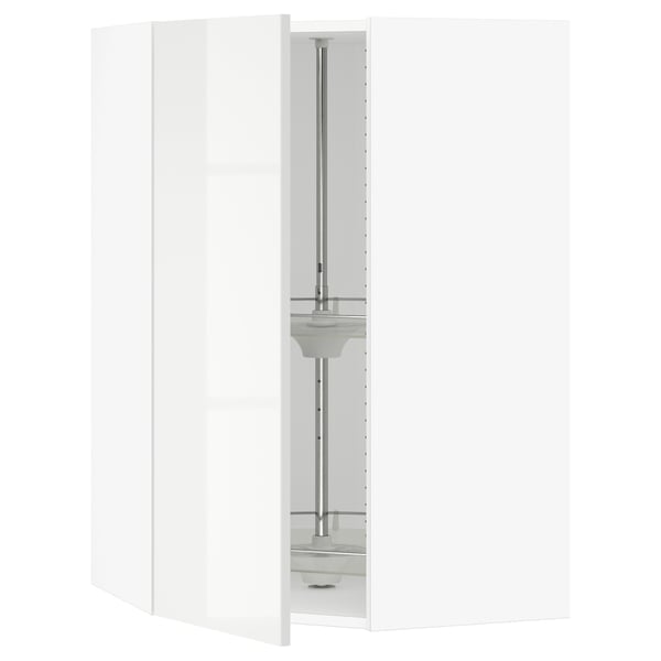 SEKTION Armoire murale angle +rgt pivotant, blanc/Ringhult blanc, 26x15x40 "