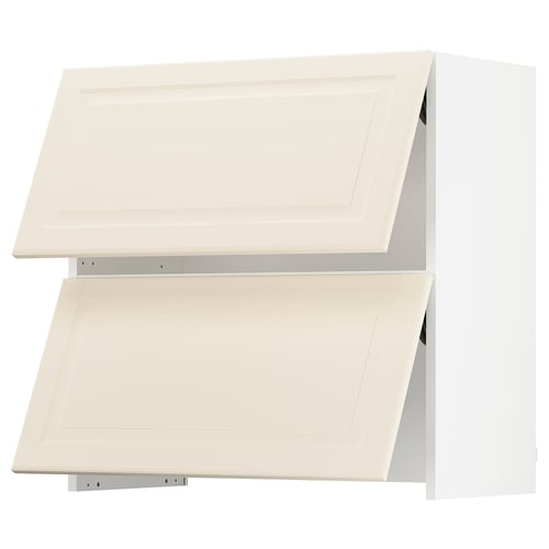 SEKTION Armoire murale av hotte intégrée, blanc/Bodbyn blanc cassé, 30x15x30 "