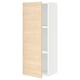 SEKTION Armoire murale, blanc/Askersund effet frêne clair, 15x15x40 "